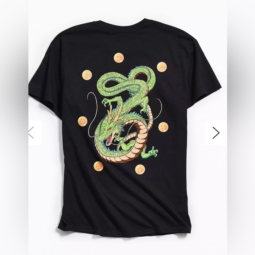 Dragon Ball Z Goku and Dragon✨Black TShirt✨Large